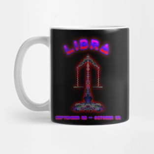 Libra 8b Black Mug
